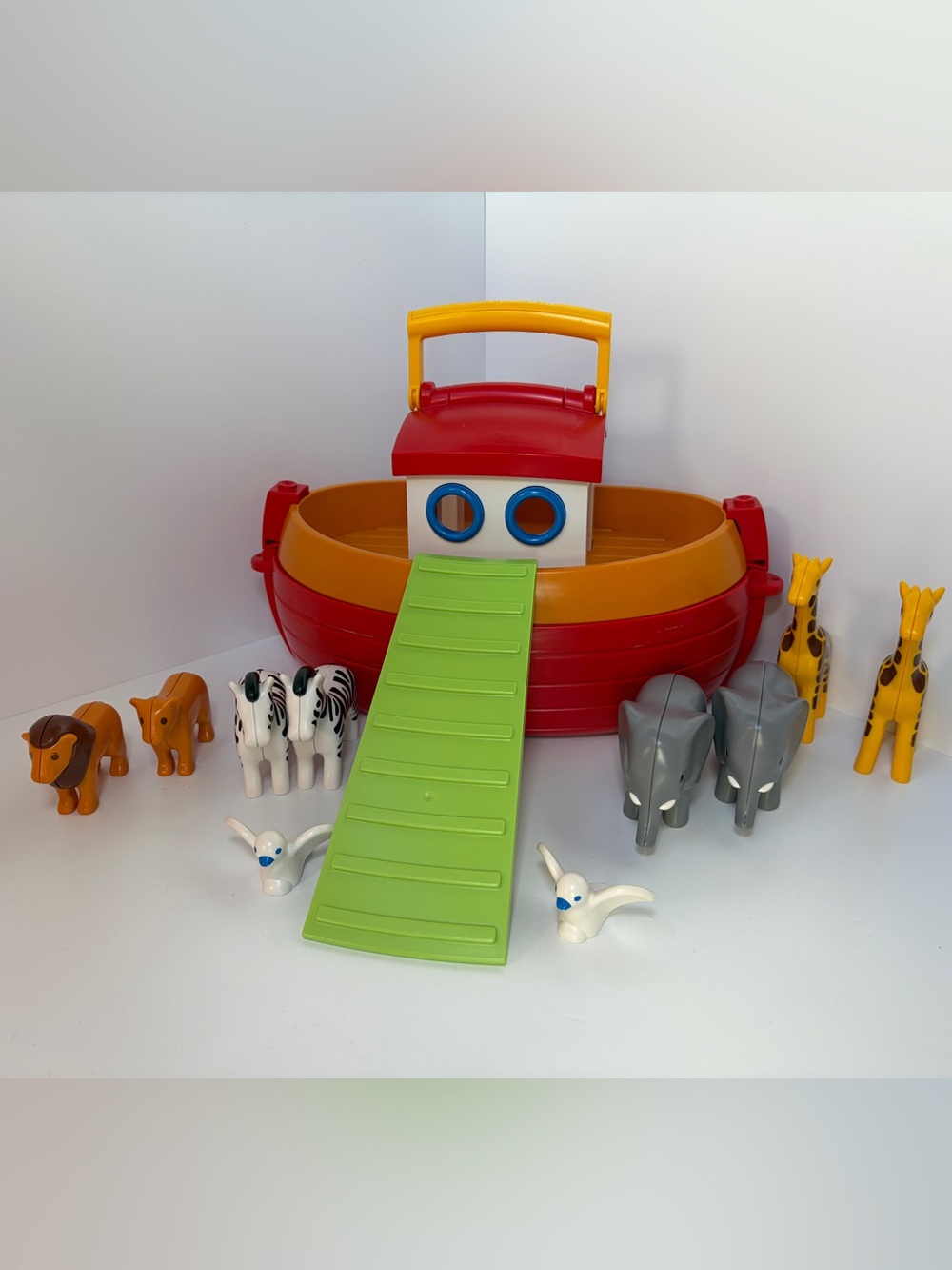 Playmobil 1.2.3 My Take Along Noah’s Ark with Animals 2010 Set 6765 Toddler Toy